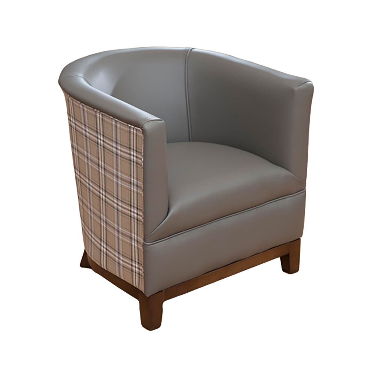 Tartan tub online chair