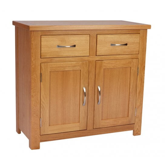 Portland Oak 2 Door/2 Drawer Sideboard | Barons Contract Furniture