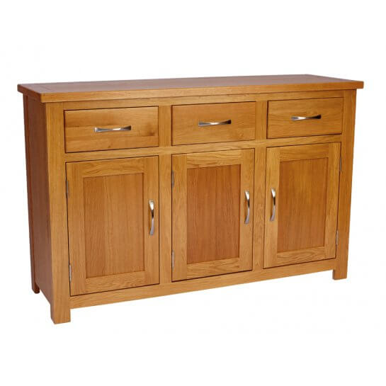 Portland Oak 3 Door/3 Drawer Sideboard | Barons Contract Furniture